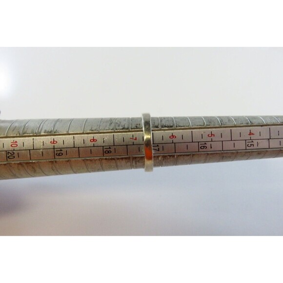 Sterling Marcasite Fancy Oblong Silver Ring Art Deco Style Size 6.5 - Picture 9 of 9